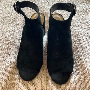 Alfani Black Suede Booties 8.5